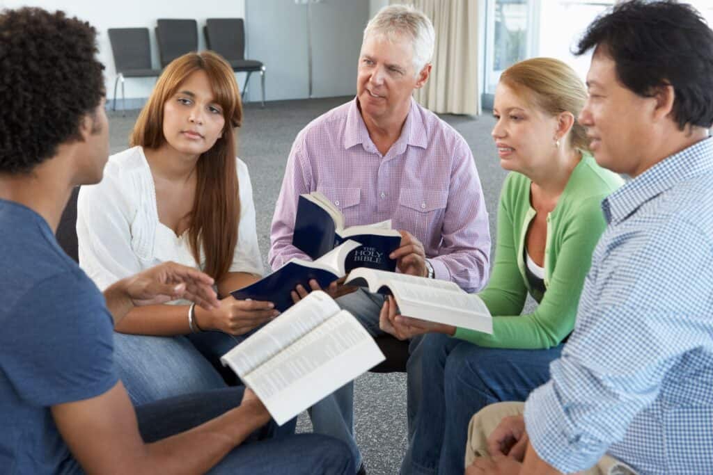clients during Christian-based group therapy